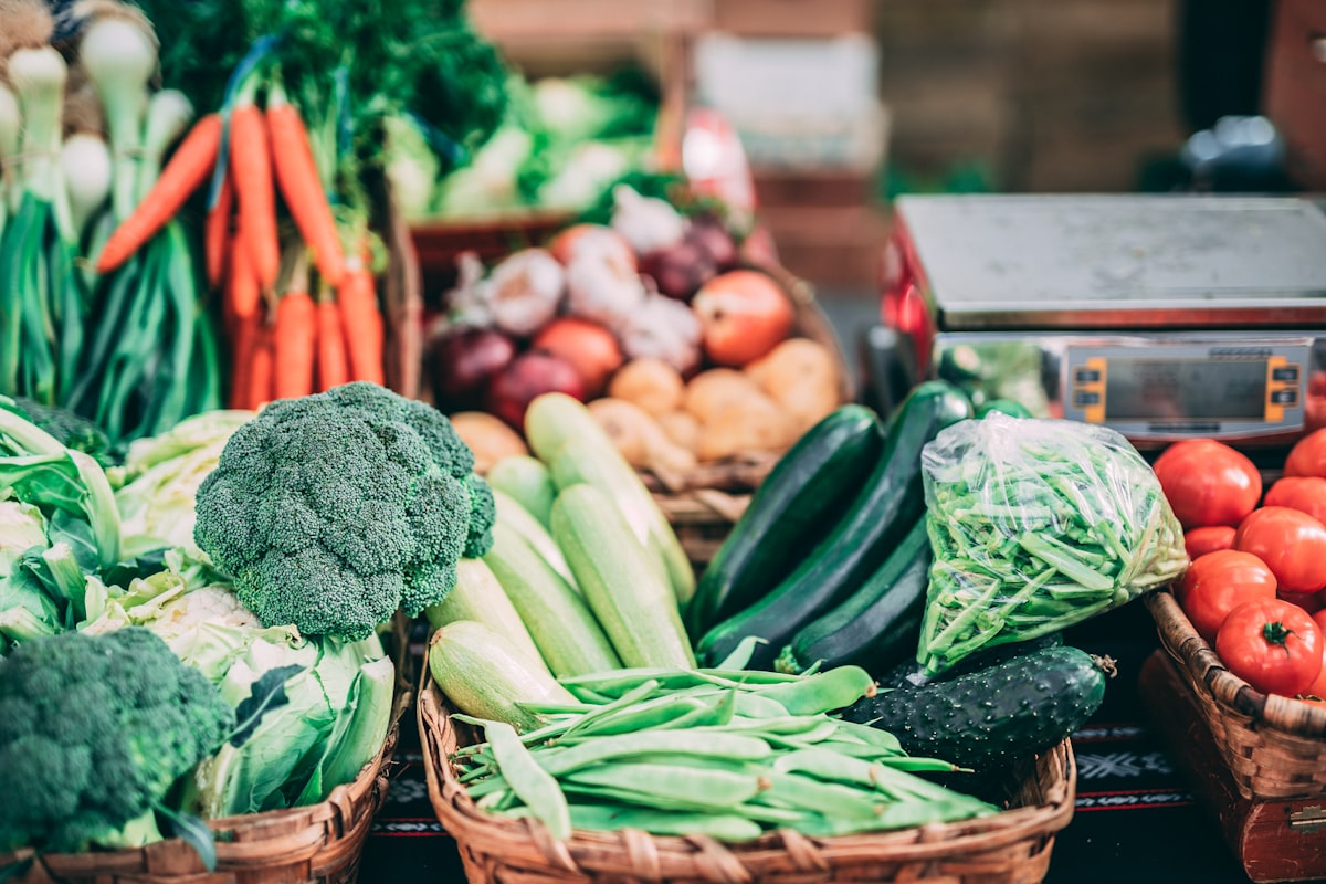 Gröna bladsallader med antioxidanter